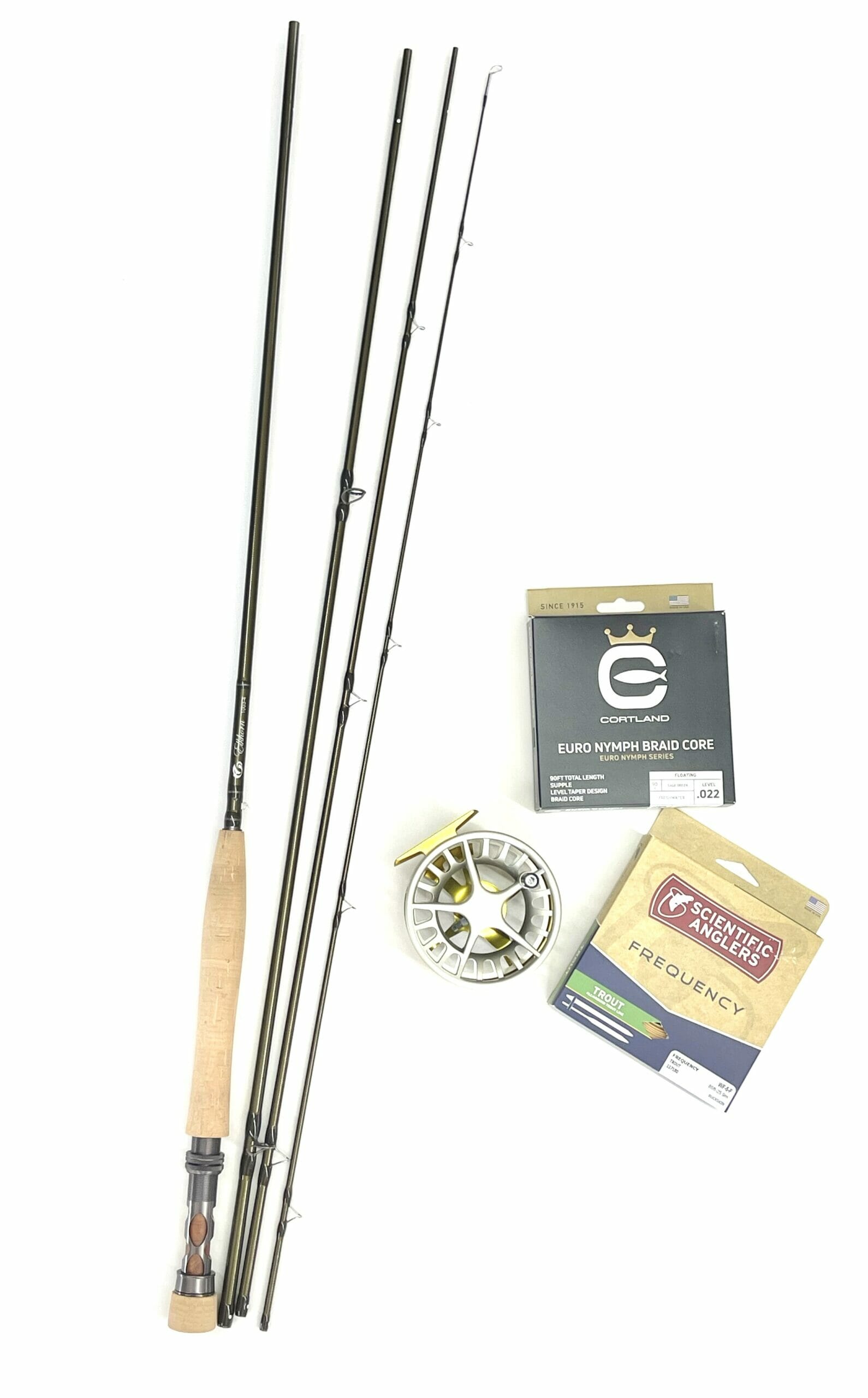 AMP NYMPHING FLY ROD 10 ft 3 wt & LAMSON REMIX REEL COMBO